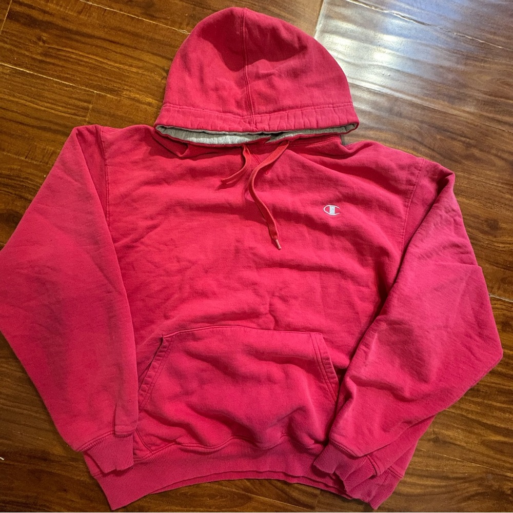 Champion Men's Bold Red Hoodie